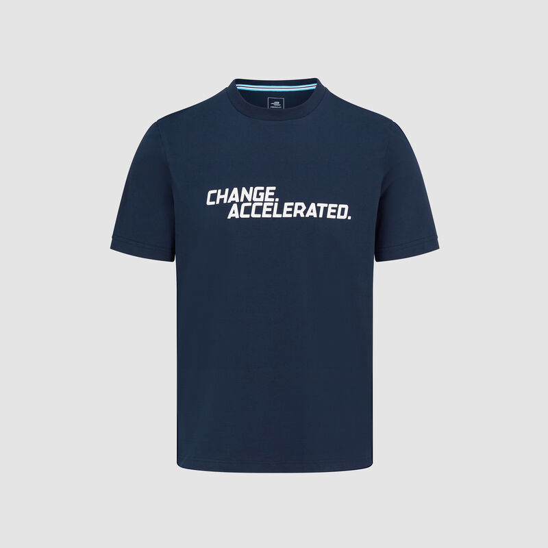 FE FW CHANGE ACCELERATED GRAPHIC TEE - navy